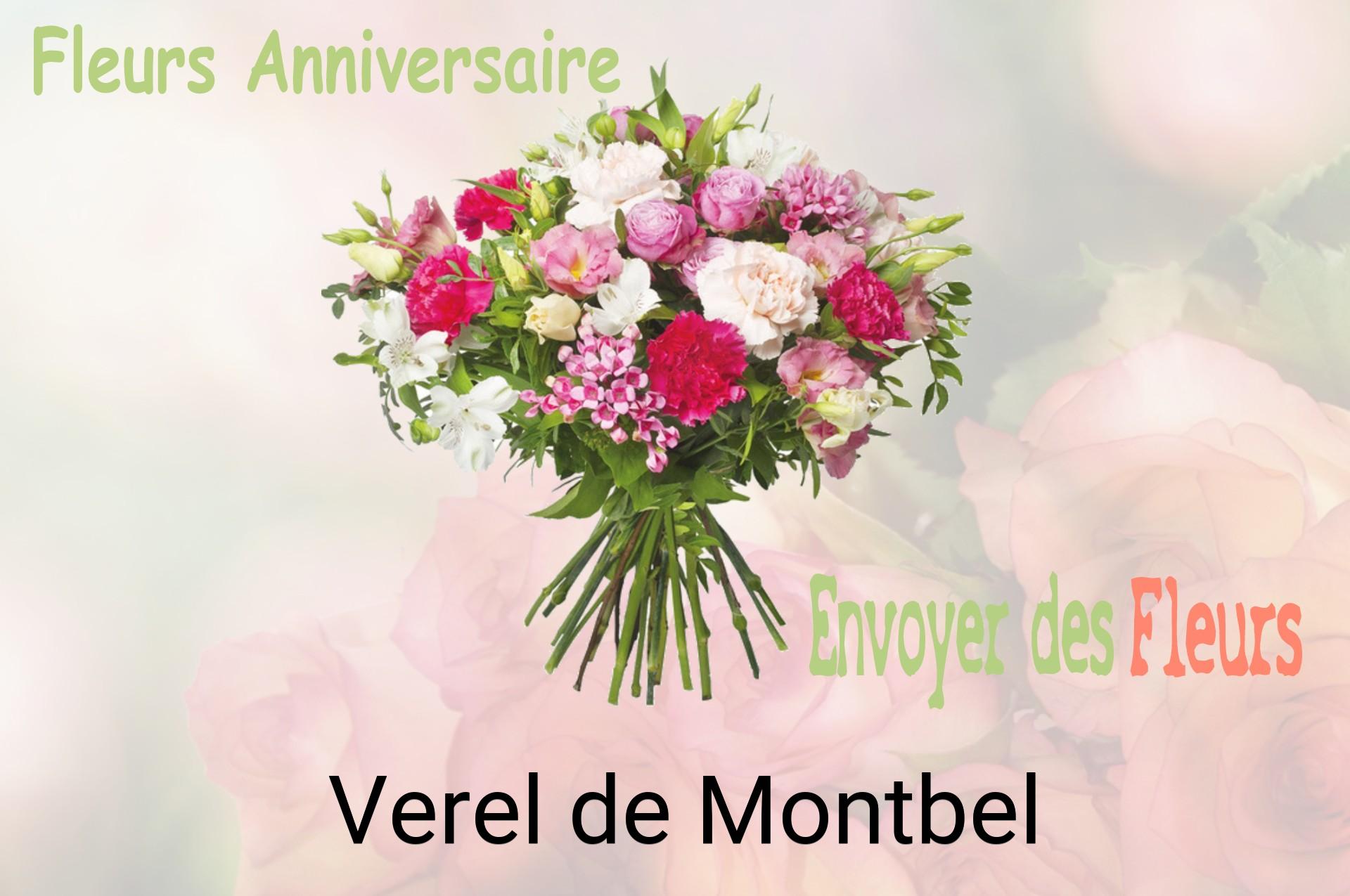 Bouquet de fleurs d’anniversaire livré à Verel-de-Montbel